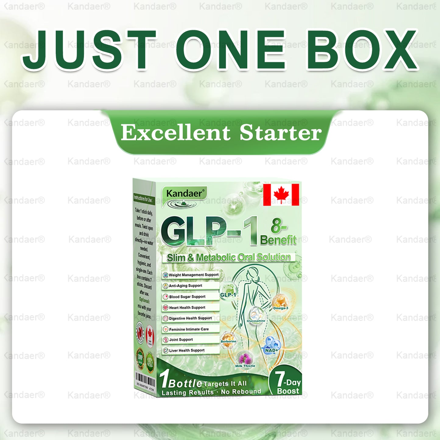 𝐊𝗮𝗻𝐝𝒂𝒆𝒓®Only 5 boxes left! We're offering you an additional 30% discount! Get yourself in shape and healthy. Miss out now, and you won't have another chance until next year.