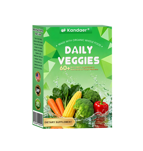 𝐊𝗮𝗻𝐝𝒂𝒆𝒓® 60+ Non-GMO Vegetables Oral Solution, made with organic whole-food superveggies for total wellness.